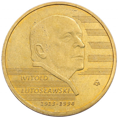2 злотых 2013 года Польша «100 лет со дня рождения Витольда Лютославского»