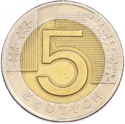 5 злотых 1994 года Польша