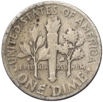 1 дайм (10 центов) 1946 года США