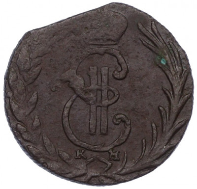 Денга 1768 года КМ «Сибирская монета»
