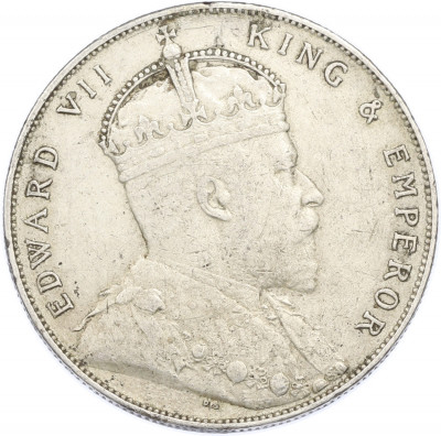 1 доллар 1908 года Стрейтс Сетлментс