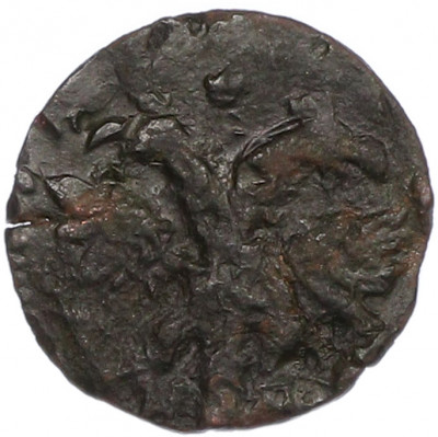 Полушка «ВРП» 1720 года НД (Год буквами)