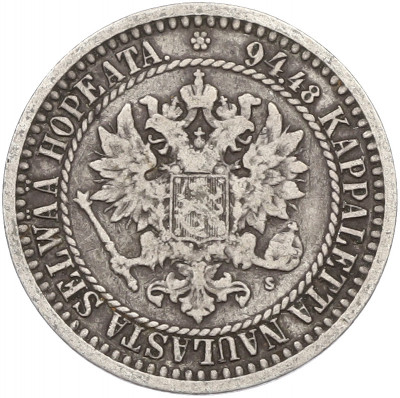 1 марка 1865 года Русская Финляндия