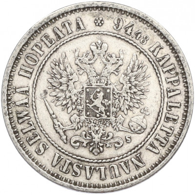1 марка 1874 года Русская Финляндия