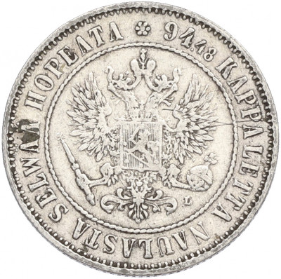 1 марка 1892 года Русская Финляндия