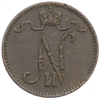1 пенни 1907 года Русская Финляндия