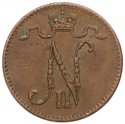 1 пенни 1907 года Русская Финляндия
