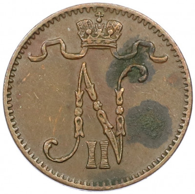 1 пенни 1911 года Русская Финляндия