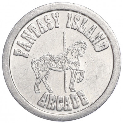 Игровой жетон «Fantasy Island Arcade» США