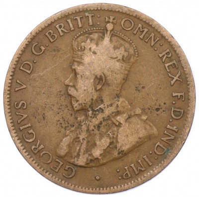 1/2 пенни 1921 года Австралия