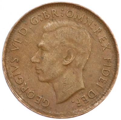 1/2 пенни 1951 года Австралия