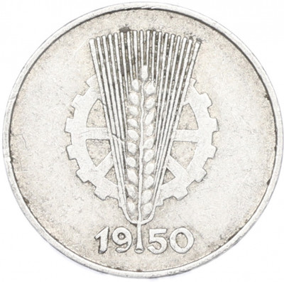 1 пфенниг 1950 года A Восточная Германия (ГДР)