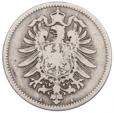 1 марка 1876 года A Германия
