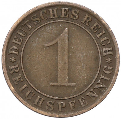 1 рейхспфенниг 1930 года A Германия