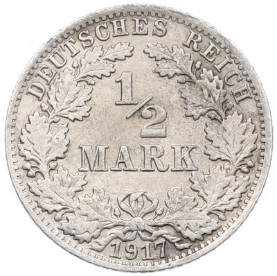 1/2 марки 1917 года A Германия