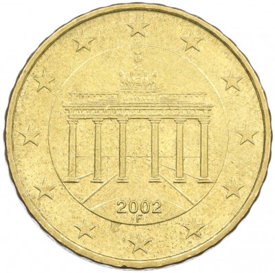 10 евроцентов 2002 года F Германия