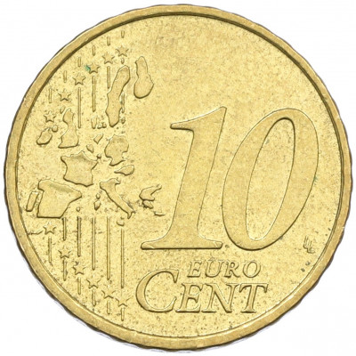 10 евроцентов 2002 года F Германия