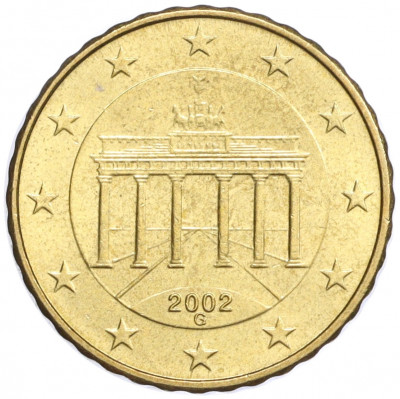 10 евроцентов 2002 года G Германия