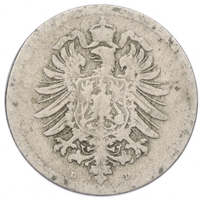 10 пфеннигов 1876 года D Германия