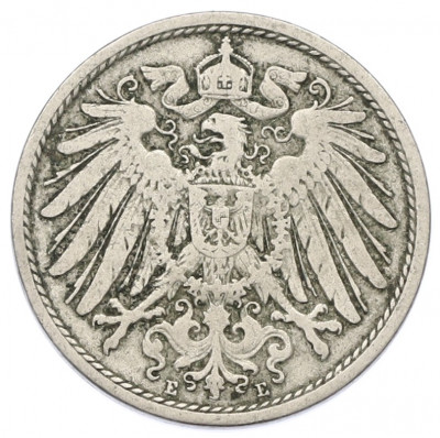 10 пфеннигов 1901 года E Германия