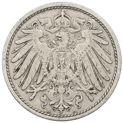 10 пфеннигов 1904 года A Германия