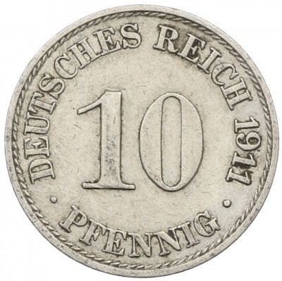 10 пфеннигов 1911 года A Германия