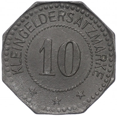 10 пфеннигов 1917 года Германия — город Виссинг (Нотгельд)