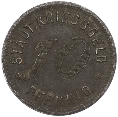 10 пфеннигов 1917 года Германия — город Кирххайм (Нотгельд)