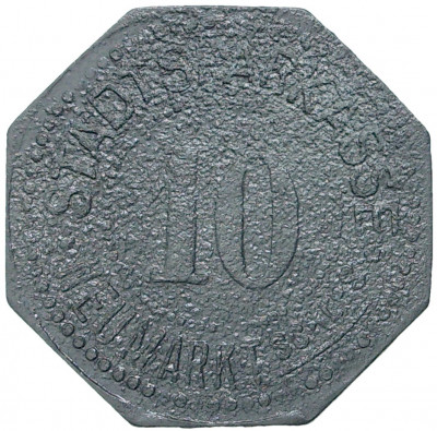 10 пфеннигов 1917 года Германия — город Ноймаркт (Шлезин) (Нотгельд)