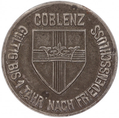 10 пфеннигов 1918 года Германия — город Кобленц (Нотгельд)