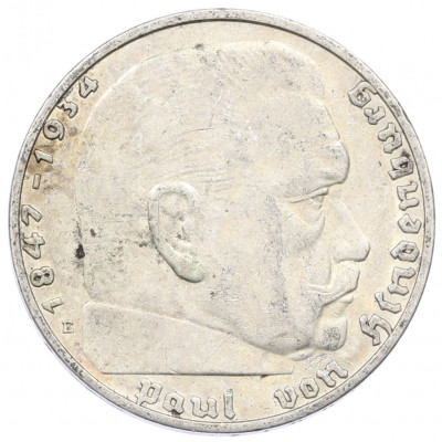 2 рейхсмарки 1938 года E Германия