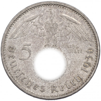 5 рейхсмарок 1936 года A Германия