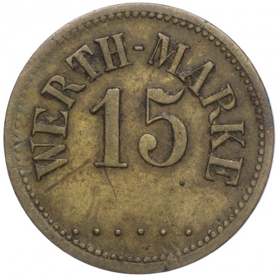 Платежный жетон Германия «15 Werth-Marke»