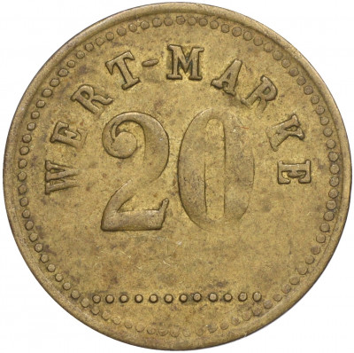 Платежный жетон Германия «20 Wert-Marke»