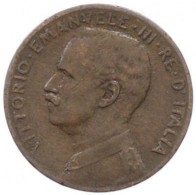 2 чентезимо 1909 года Италия