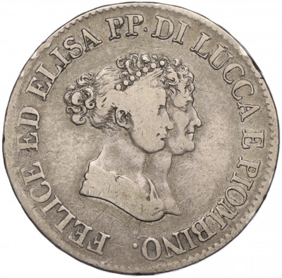 5 франков 1805 года Лукка и Пьомбиньо