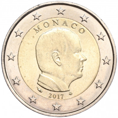 2 евро 2017 года Монако