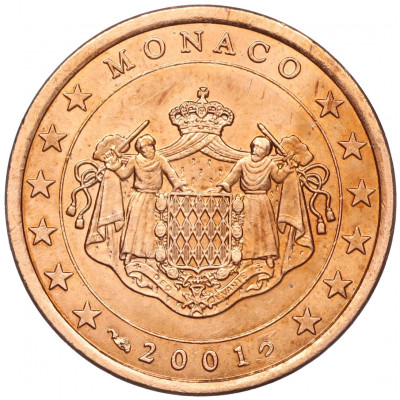 5 евроцентов 2001 года Монако