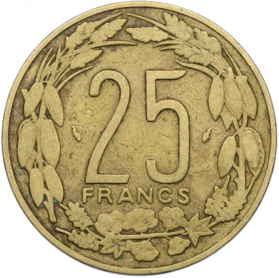 25 франков 1975 года Центрально-Африканский валютный союз