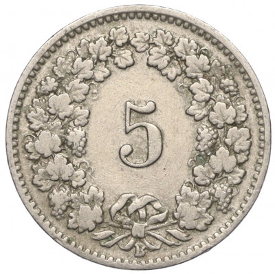 5 раппенов 1911 года Швейцария