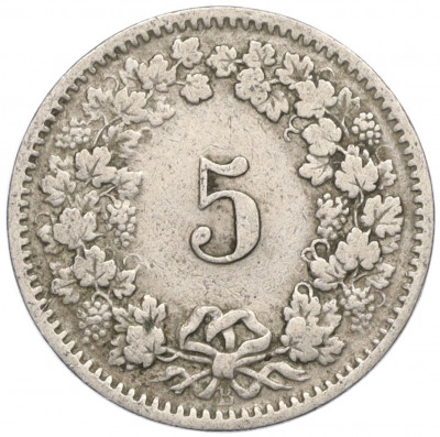 5 раппенов 1914 года Швейцария