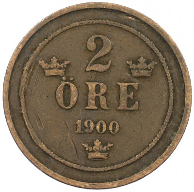 2 эре 1900 года Швеция