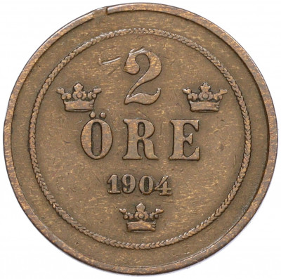 2 эре 1904 года Швеция
