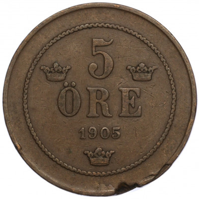 5 эре 1905 года Швеция