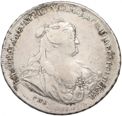 1 рубль 1739 года СПБ