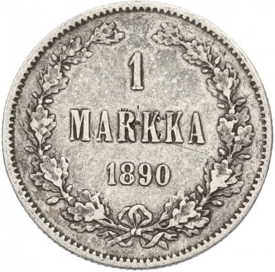 1 марка 1890 года Русская Финляндия
