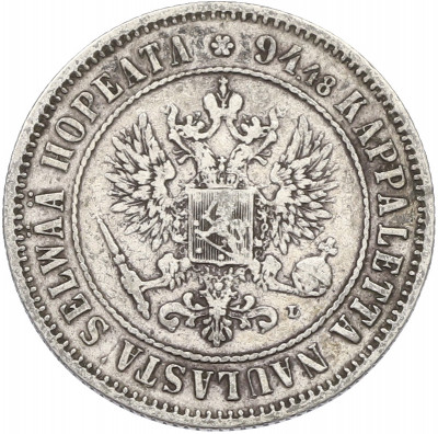 1 марка 1890 года Русская Финляндия
