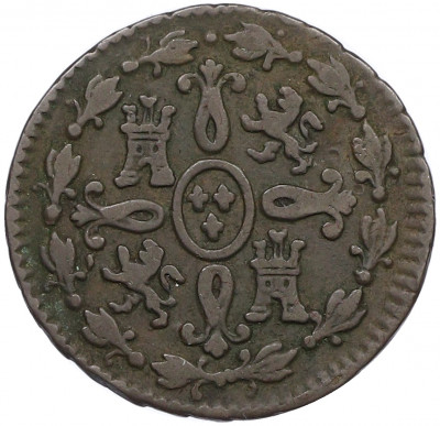2 мараведи 1827 года Испания