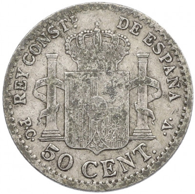 50 сентимо 1904 года Испания