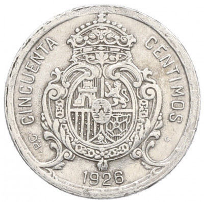50 сентимо 1926 года Испания